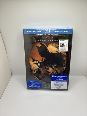 Batman Begins (Blu-ray Disc, 2008, Limited Edition Giftset) - NEW/SEALED