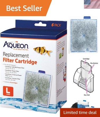 High-Quality Large 6-Pack Filter Cartridges - Even Distribution & NSF Certified