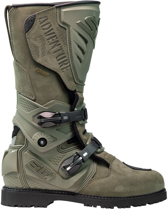 Bottes SIDI Adventure 2 Gore-Tex Militaire pour moto de trail et grand tourisme tout-terrain