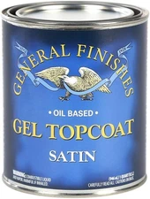 General Finishes Oil Based Gel Topcoat, 1 Gallon, Satin