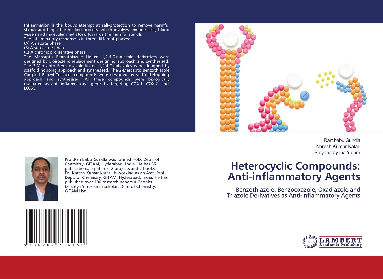 Thumbnail - Rambabu Gundla (u. A.) | Heterocyclic Compounds: Anti-inflammatory