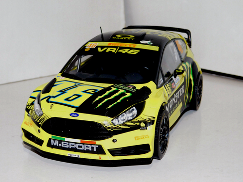 Ford Fiesta Rs WRC Monster #46 1st Monza 2015 Très Rossi 18RMC015 IXO 1:18 - Afbeelding 1 van 6