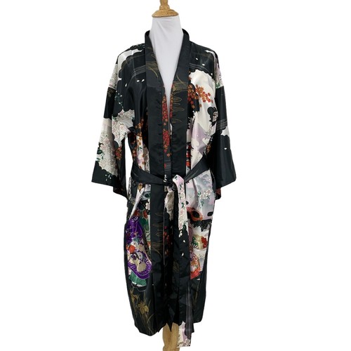 polyester kimono robe