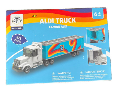 Aldi Grocery Truck Toy Model 212 Pieces Compatible w/Brick Toy Brands SHIPS FAST
