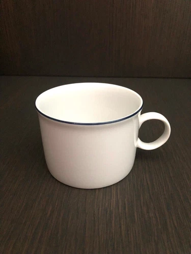 Friesland  / Jeverland /Kleine Brise /weiss /blauer Rand / Kaffeetasse 0,19 ltr.