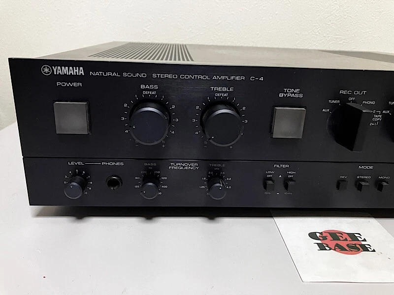 Yamaha C-4 Natural Sound Stereo Control Amplifier **For Parts or Repair** - Image 2 of 4