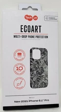 Tech21 Eco Art Case for iPhone 13 Pro 6.1"  Delicate Earth Green w/ Magsafe