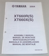 Assembly Instructions / Set Up Manual Yamaha XT 660 R(S) / 660 X (S) Stand 2004