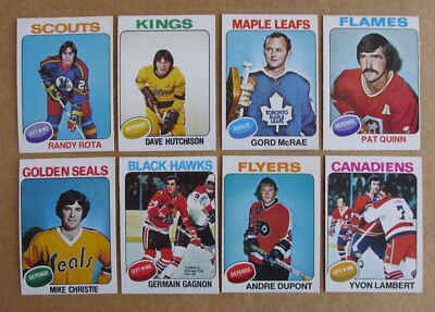 1975-76 OPC O-PEE-CHEE HOCKEY CARD SINGLES #1-260 COMPLETE YOUR SET UPDATED 6/10