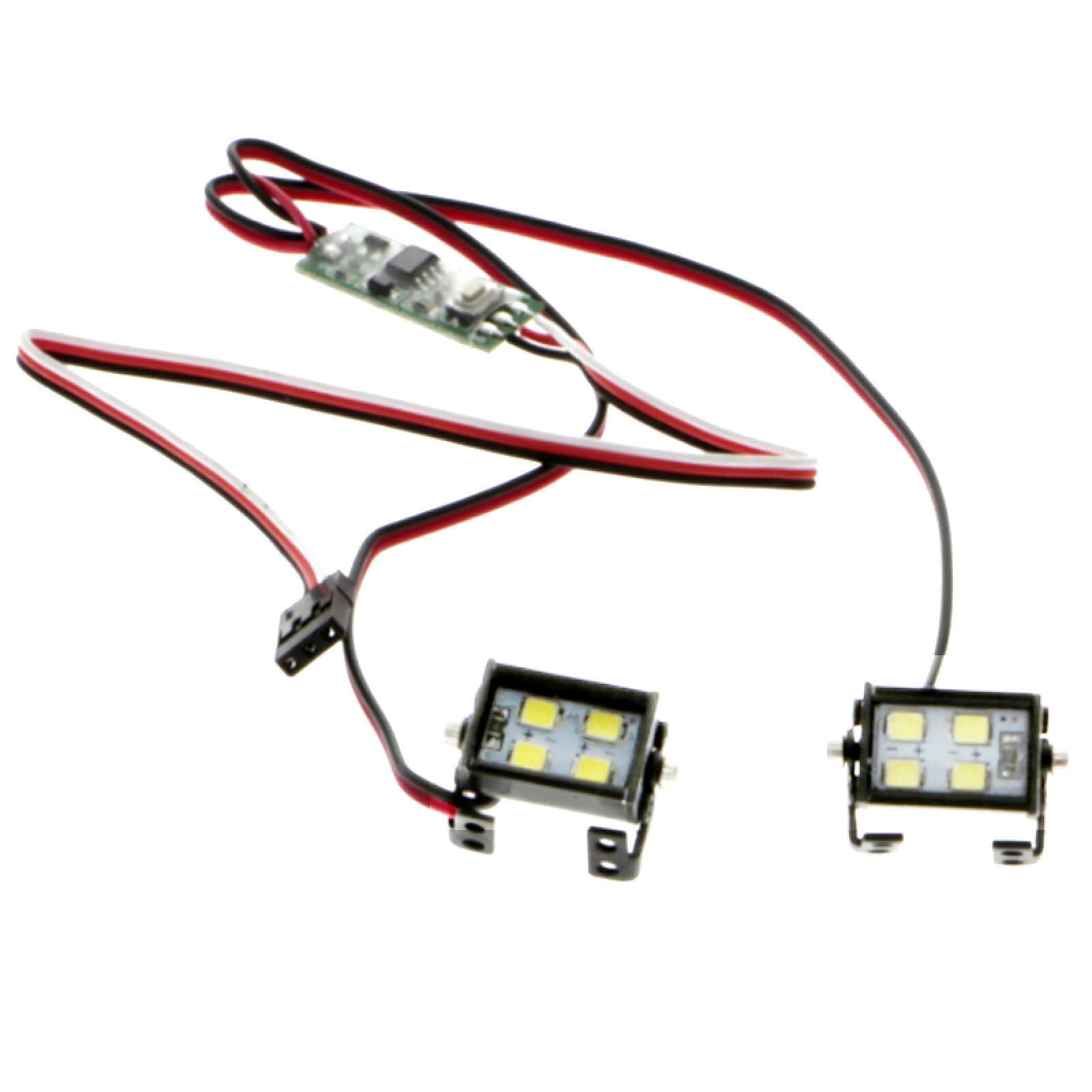 RC Car Spotlight Row Roof Lamp Lights for 1/10 RC Climbing Car SCX10 D90 TRX4