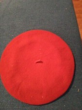 Vintage Womans Hat , Red