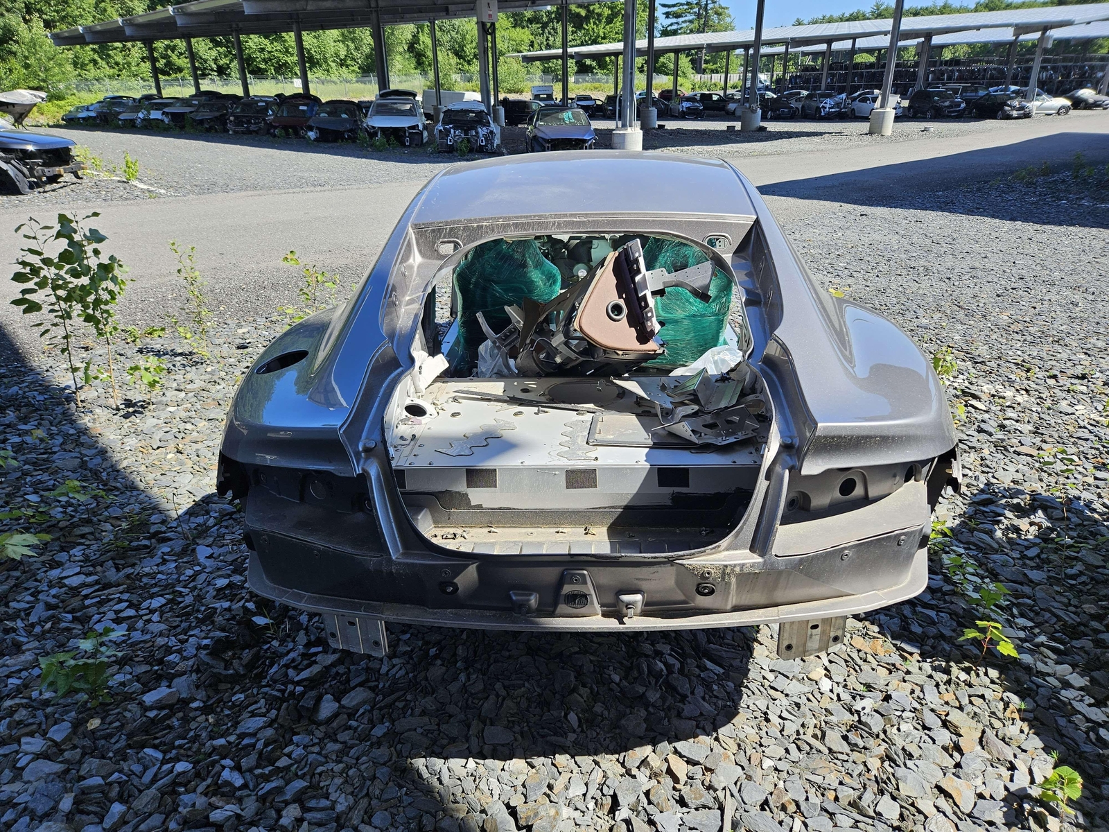 2010 Aston Martin Rapide Body Shell Gray