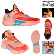 SKECHERS X SNOOP DOGG Resagrip Boss Treatment Sneakers Mens Size 7.5 Orange NEW