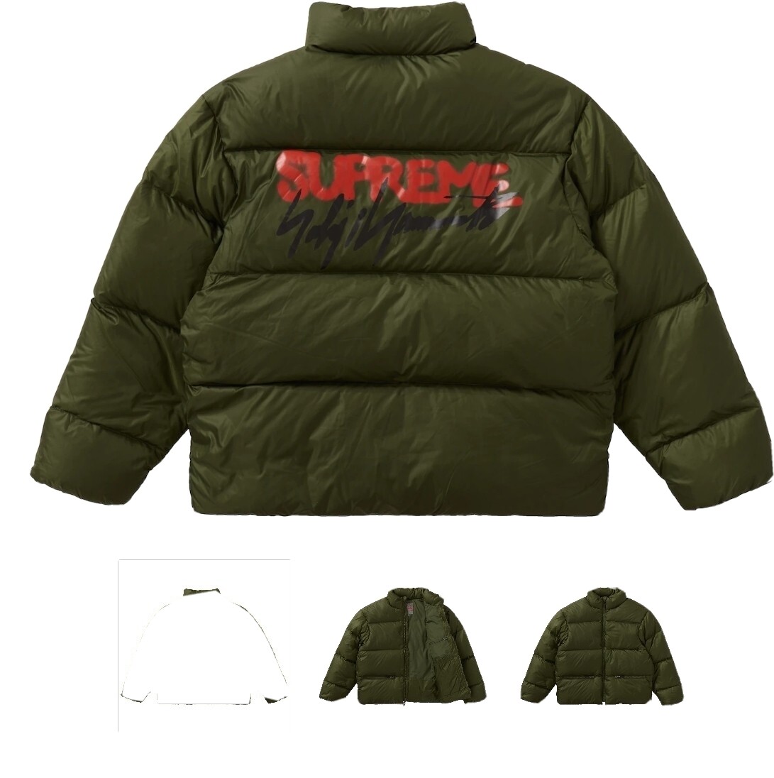 Supreme x yohji yamamoto Down Jacket Unisex Size M Green Brand New