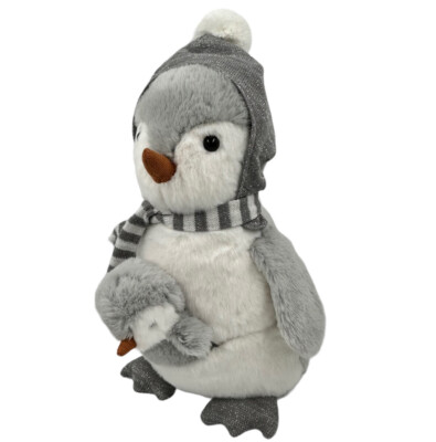 Mon Ami Penguin Plush in Hat Scarf Mother Baby Soft Winter Zoo Stuffed Animal