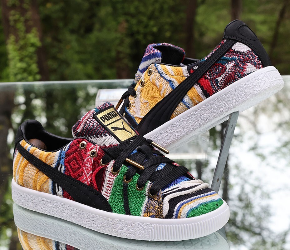 Puma Clyde x Coogi Sweater 2017 Men's Size Black Multicolor