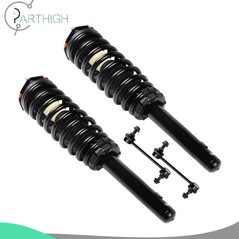 For 2010 2011 2012 Ford Fusion Front Complete Struts And Sway Bar End Links Kit - Image 3 of 4