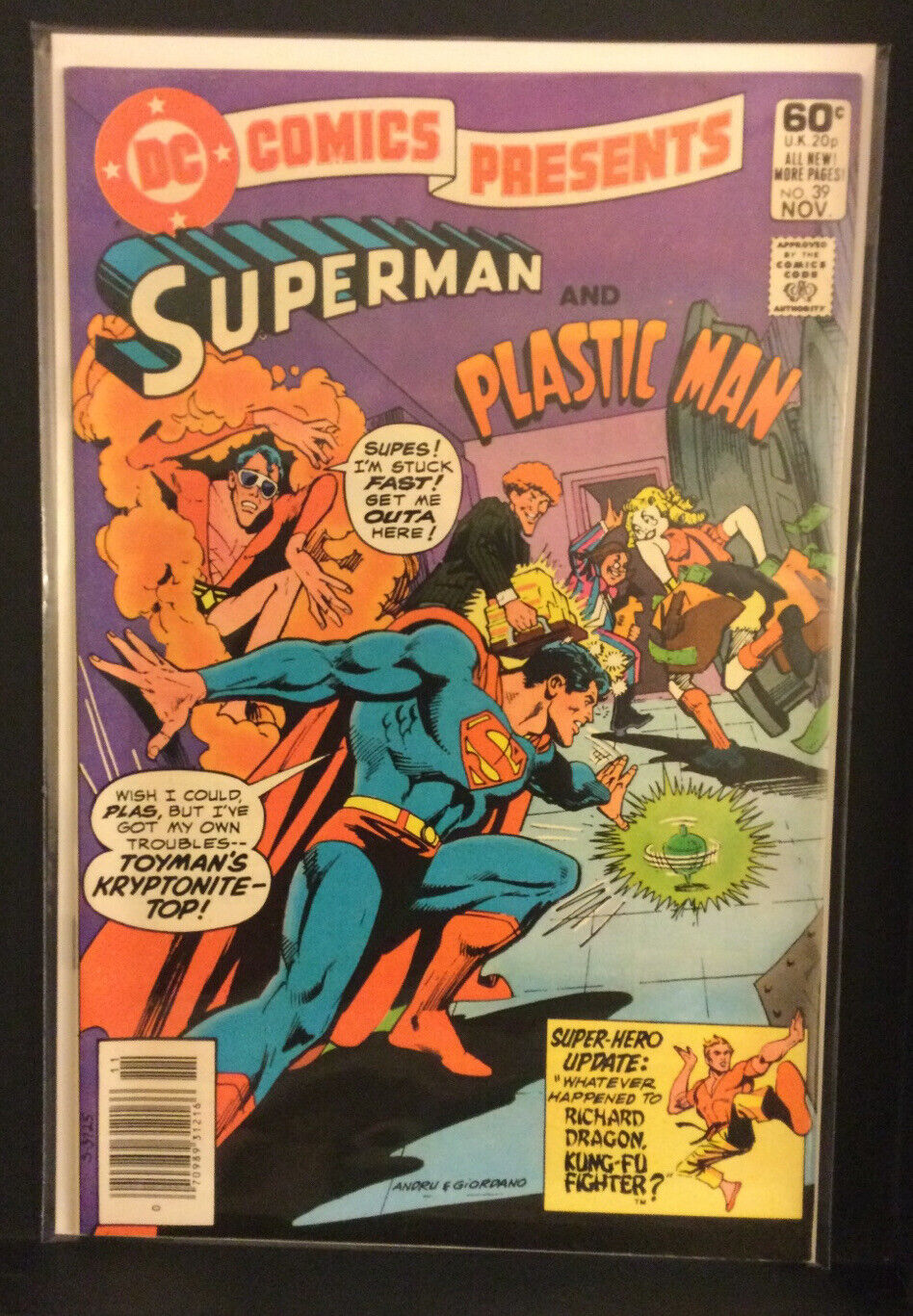 DC COMICS PRESENTS #39 SUPERMAN & PLASTIC MAN