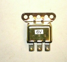 52 53 54 55 Ford Horn Relay 6 V New Orignal 3 Wire Style New 