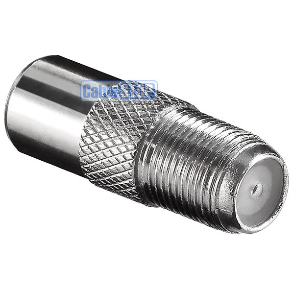 2 Pieces 90° PAL Mâle RF Droit Angle Adaptateur Fiche Vers Connecteur-F X 2 Femelle Pour Prise Chassis Murale TV Coax Antenne Cordon Câbles Métal Fiche TV Coudée 90 Degrés