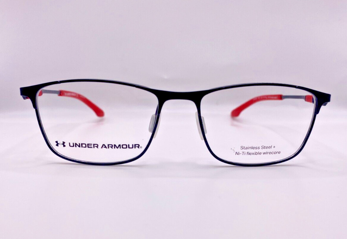 Детская металлическая оправа для очков Under Armour UA 9000 003 Черно-красная 48-15-130 RX 23890₽