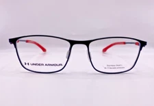 Under Armour UA 9000 003 Black/Red Kid's Metal Eyeglasses Frame 48-15-130 RX