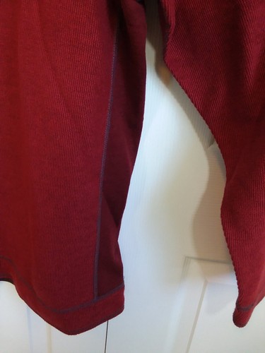 Tommy Bahama Mens *XL 1/4 Reversible zip Pullover Sweater brick red EUC - Picture 5 of 12