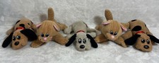 Pound Puppies Lot of 5 Tonka Vintage Plush Puppy Dog 1986