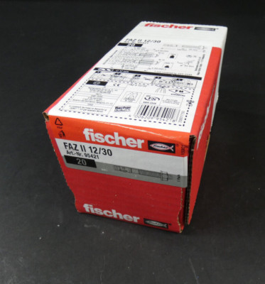 20 Stück Fischer Bolzenanker |  95421 | FAZ II 12/30 | 130 mm