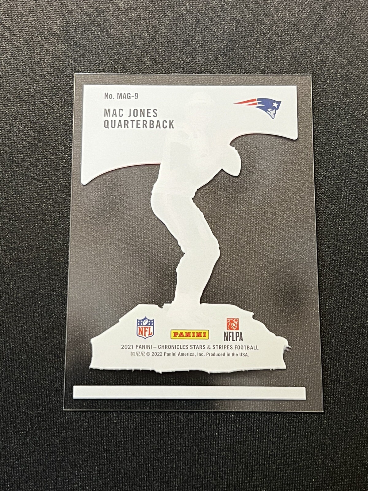 2021 Panini Chronicles Magnitude MAG9 Mac Jones (RC) Patriots
