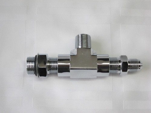 Lowrider Hydraulics Boss to 3/8" str & tee adapter 2 kits for accumulator - Picture 5 of 8