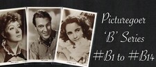 PICTUREGOER - 'B' Series ☆ FILM STAR ☆ 1940s Postcard Selection #B1 to #B14