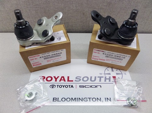 Toyota Camry (NAP) 02-06 Sienna 04-10 Lower Ball Joints Kit Set Genuine OEM OE - Picture 2 of 2