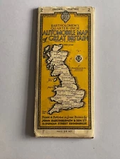 Vintage Bartholomews Quarter Inch Cloth Map, Sheet 11, Dingwall-Portree, 1940's