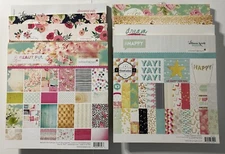 Websters Pages 12x12 Paper Pad-Variations-All That Glitters-Color Crush & More