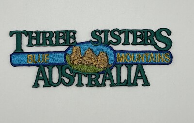 Three Sisters Australia, Blue Mountains Plastic and Embroidered Patch P195