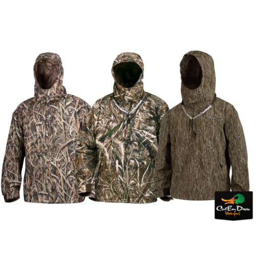 DRAKE WATERFOWL EST HEAT ESCAPE VENTED PULLOVER CAMO QUARTER ZIP - 第 1/4 張圖片
