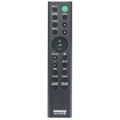 RMT-AH300U Replace Remote for Sony Sound Bar HT-CT290 HT-CT291 HTCT290 HTCT291