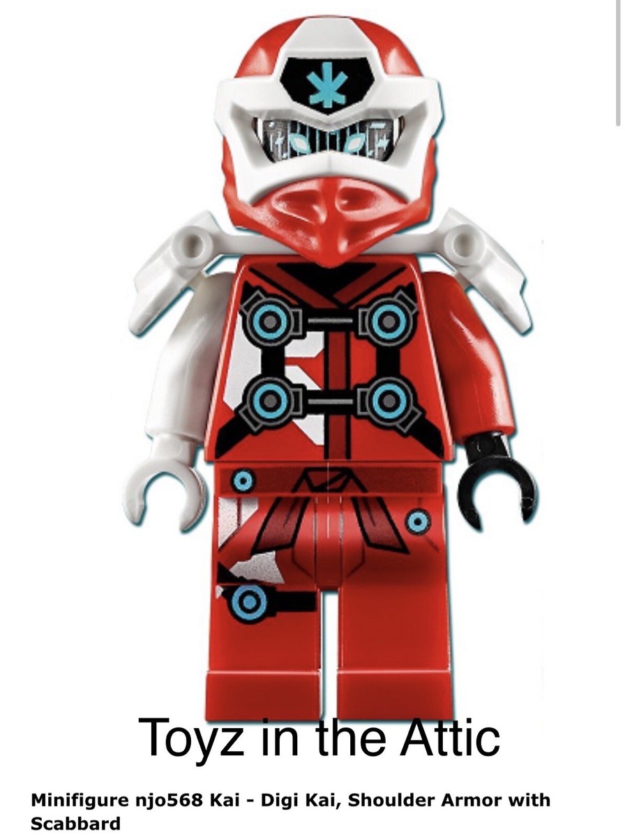 Lego 1x njo568 Kai Digi - Kai Shoulder Armor with Scabbard Near