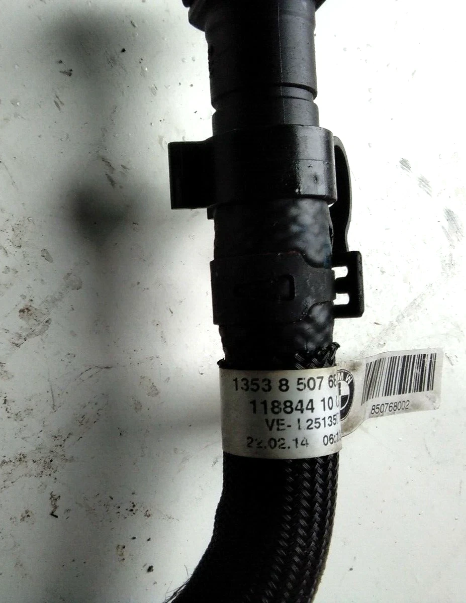 BMW 1 F20 F21 FUEL RETURN LINE/PIPE HOSE 13537810786 13538507680 
