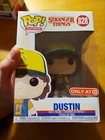 Funko Pop Stranger Things Dustin Camp Know Where Cap #828 TARGET EXCLUSIVE READ