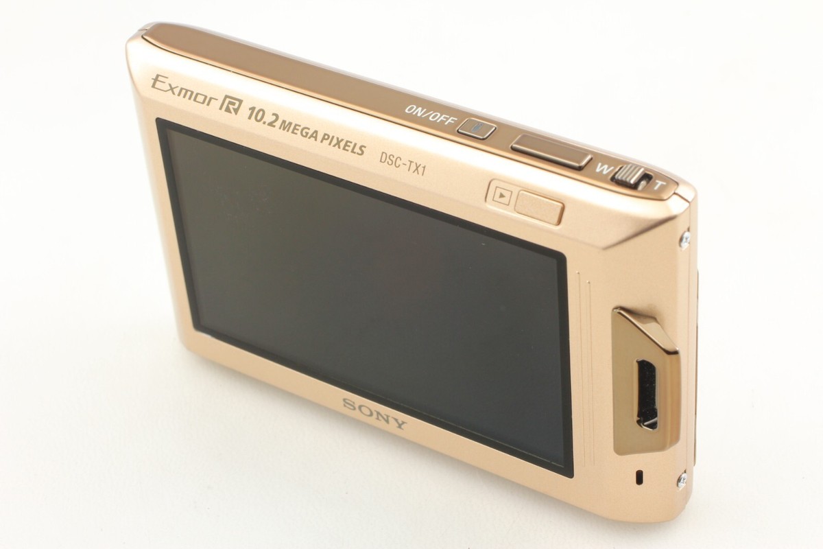 Sony Cyber-Shot DSC-TX1 Gold Digital Camera Free Ship JAPAN