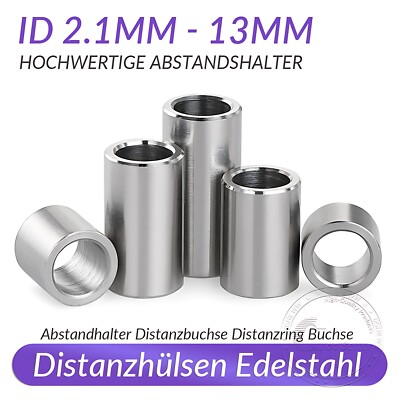 Distanzhülsen Edelstahl Abstandhalter Distanzbuchse Distanzring Buchse