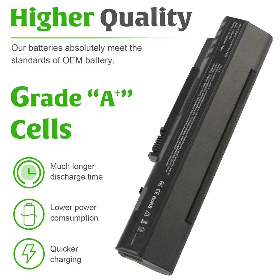 For Acer Aspire One A110 A150 D150 D250 ZG5 571 UM08A31 UM08A32 UM08A51 Battery - Image 4 of 4