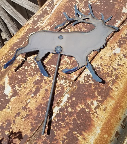 Metal Elk Garden Stake - Picture 6 of 6