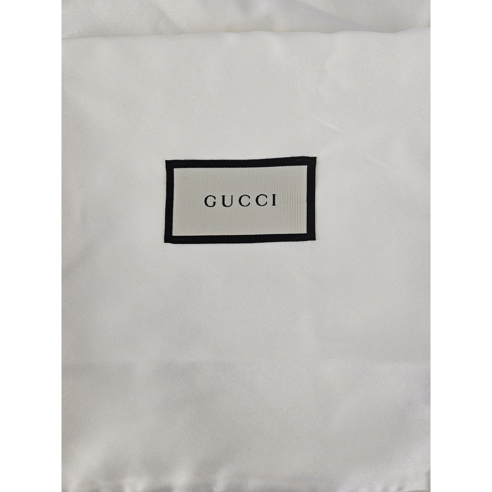 GUCCI CREAM SHOE DUST BAGS – 2 PACK – 17.5" x 8.5" – SILKY DRAWSTRING STYLE thumbnail 3