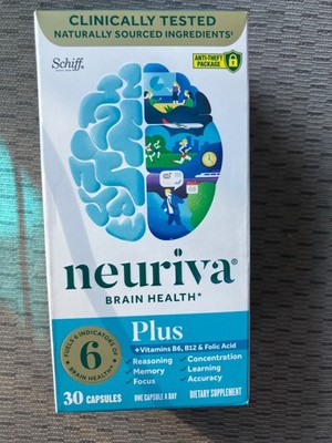 Schiff Neuriva Plus Fast-Acting Brain Performance Capsules - 30 Count