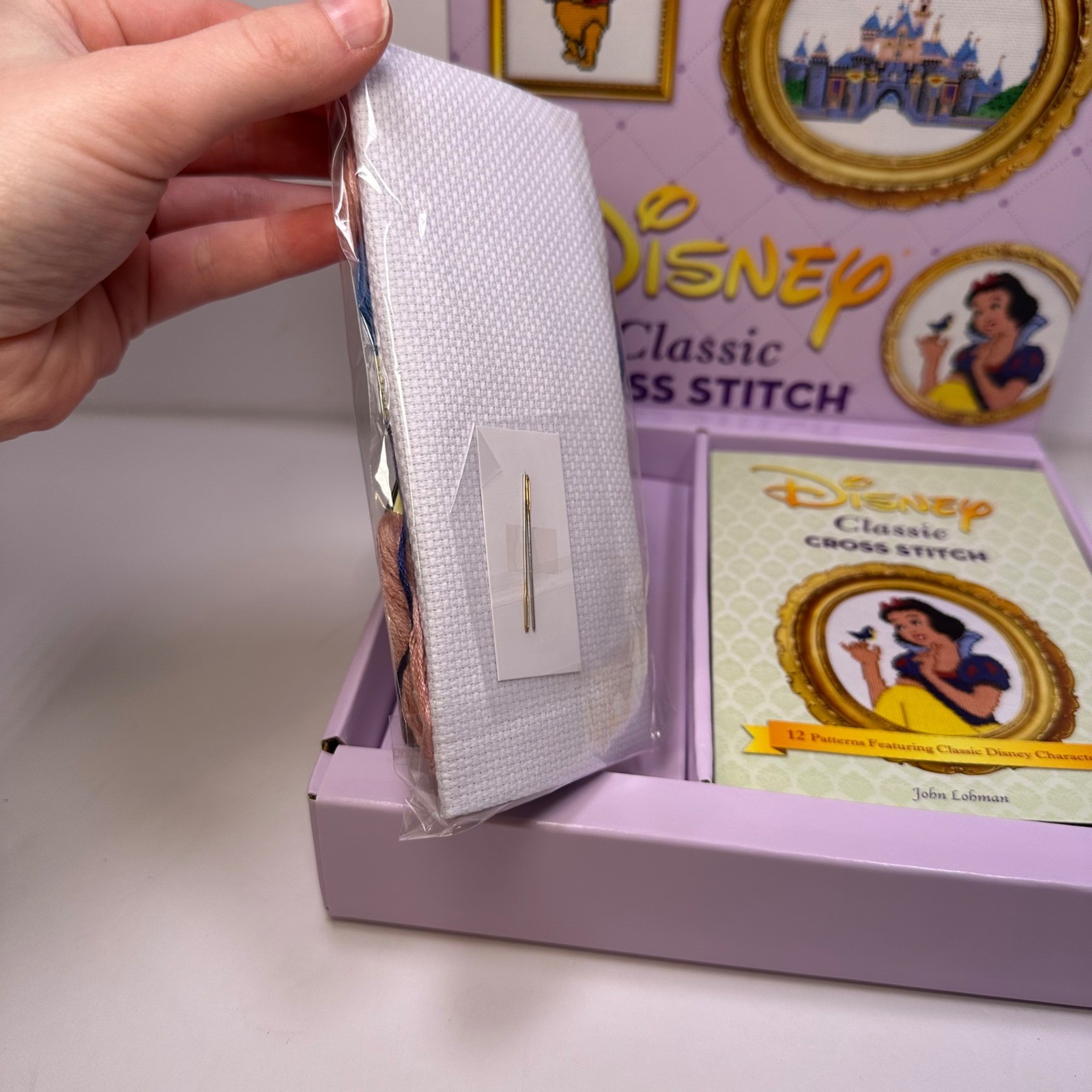 Disney Classic Cross Stitch Kit 12 Patterns Featuring Classic Disney Characters