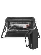 2 in 1 Portable Travel Crib for , Foldable Crib for Baby, Lightweight Playpen...