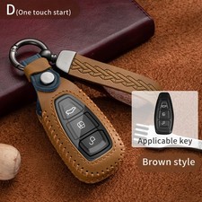 Key Fob Case Cover Key Ring Remote Holder For Mondeo Fusion Mustang Edge EcoSpo